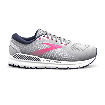 Women's Addiction GTS 15 Running Shoe  - Oyster/Peacoat/Lilac Rose - Wide (D)