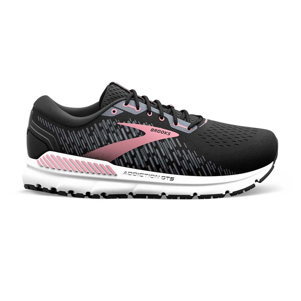 Women's Addiction GTS 15 Running Shoe- Black/Ebony/Mauvewood