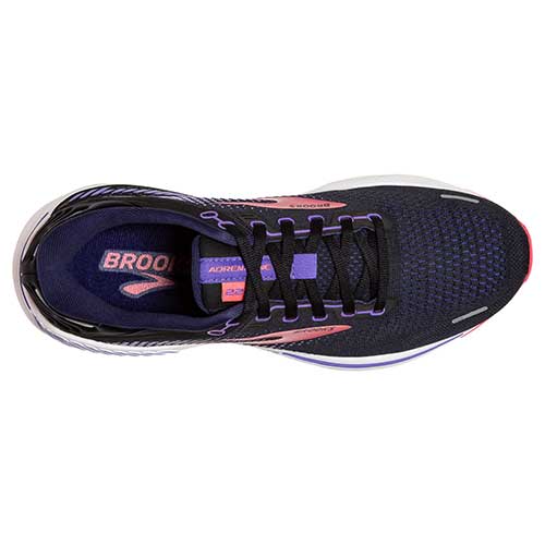 Women's Adrenaline GTS 22 Running Shoe - Black/Purple/Coral - Regular (B)