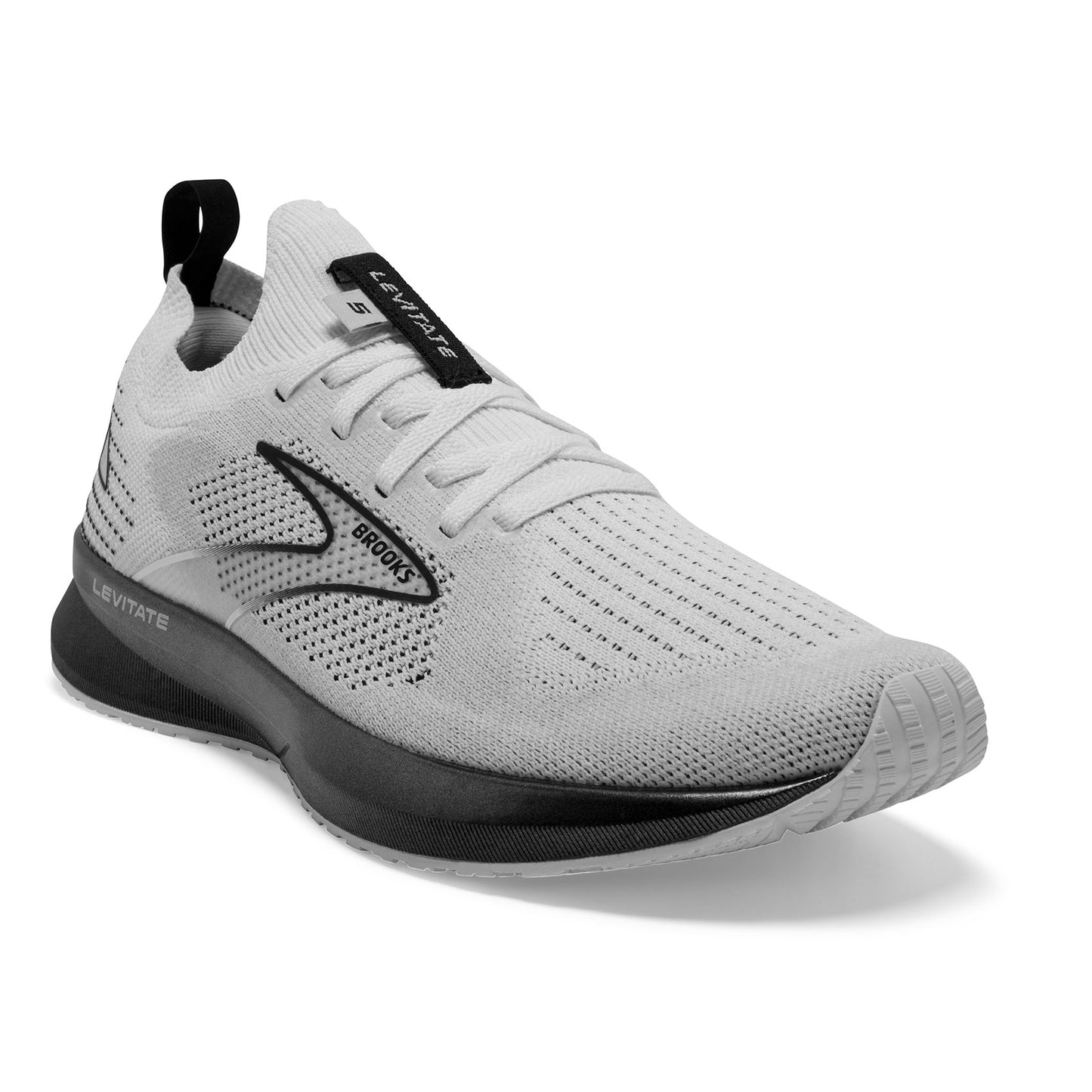 Women's Levitate StealthFit 5 Running Shoe - White/Grey/Black - Regular (B)