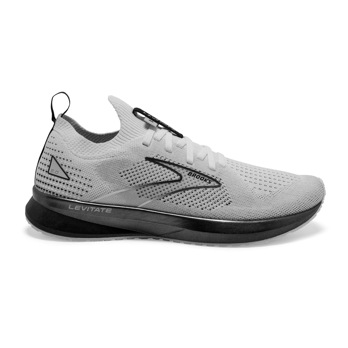 Women's Levitate StealthFit 5 Running Shoe - White/Grey/Black - Regular (B)