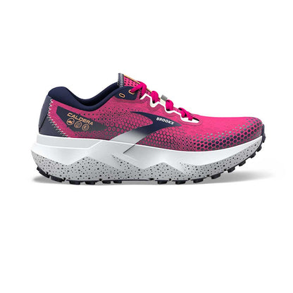 Women's Caldera 6 Trail Shoe- Pink Glo/Peacoat/Marshmallow- Regular (B)