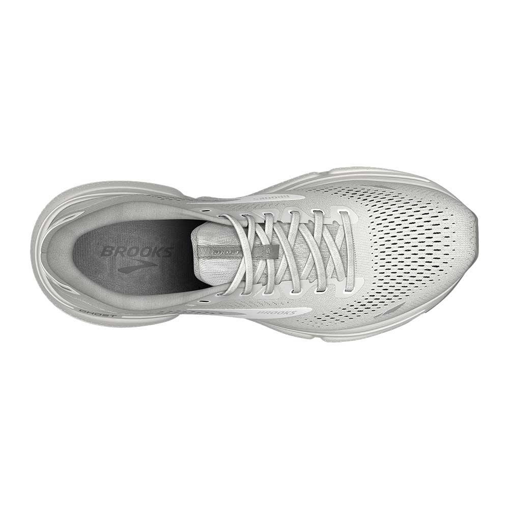 Women's Ghost 15 Running Shoe - Oyster/Alloy/White - Regular (B)