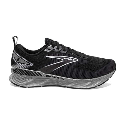 Women's Levitate GTS 6 Running Shoe- Black/Ebony/White- Regular (B)