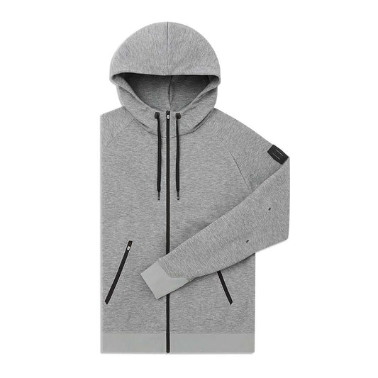 Men's Zipped Hoodie - Grey