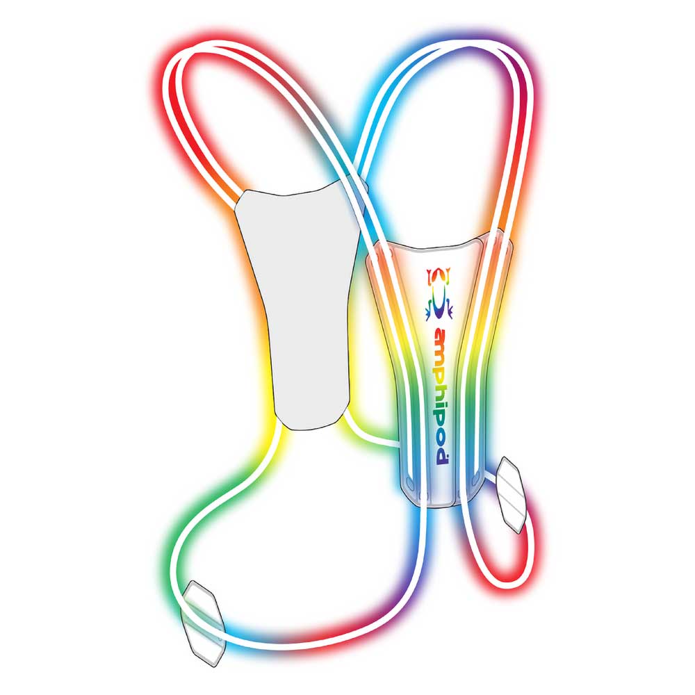 Xinglet Optic Beam Lite USB Rechargeable Vest - Wild Rainbow