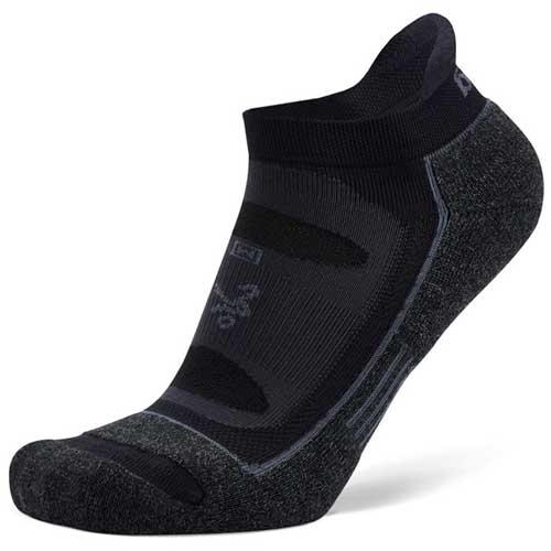All Gender Blister Resist No Show Sock - Black
