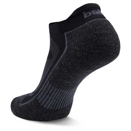 All Gender Blister Resist No Show Sock - Black