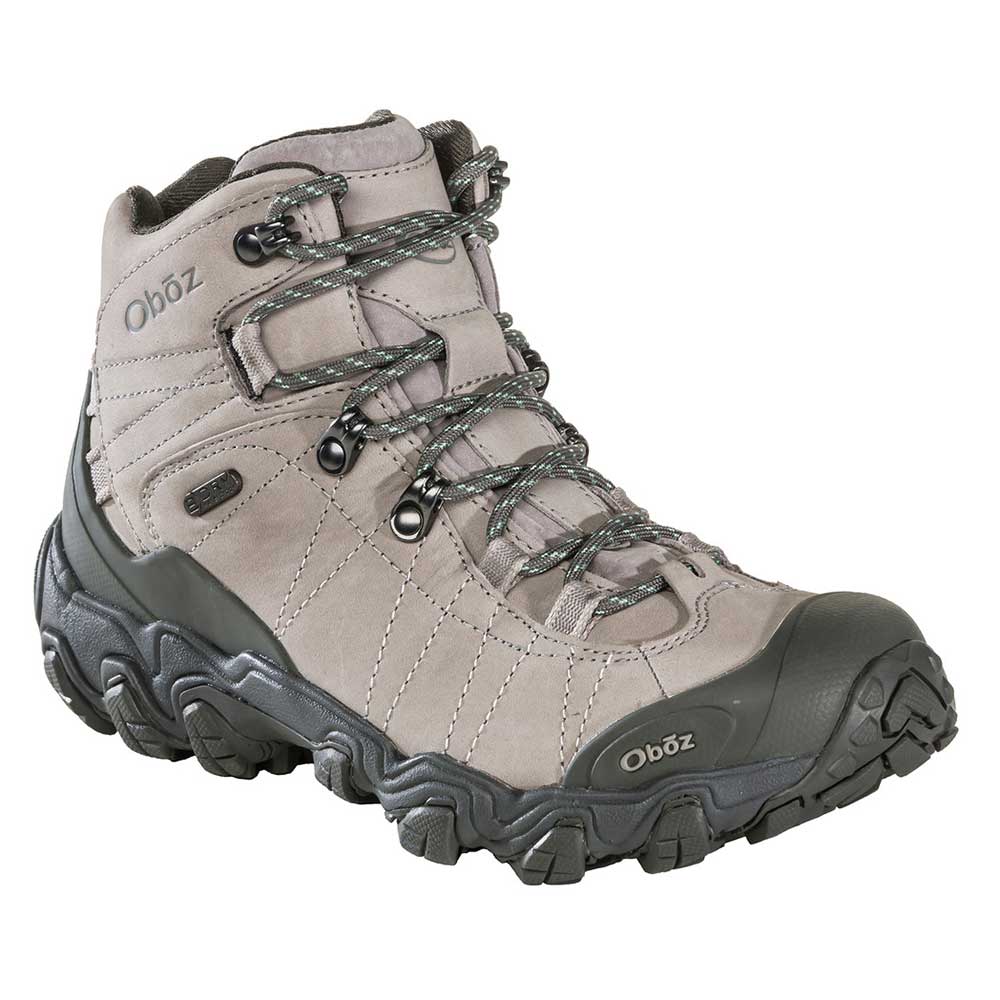 Women's Bridger Mid B-DRY Hiking Shoe- Frost Gray