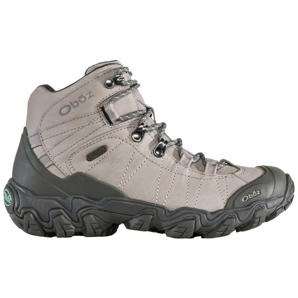 Women's Bridger Mid B-DRY Hiking Shoe- Frost Gray