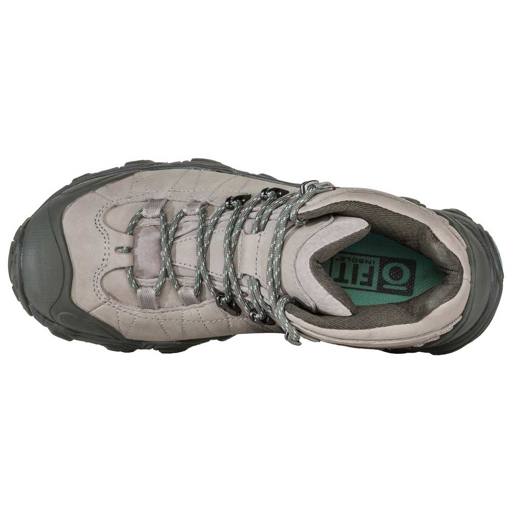 Women's Bridger Mid B-DRY Hiking Shoe- Frost Gray