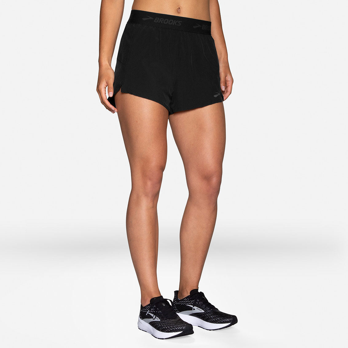 Women's Chaser 3" Shorts - Black/Brooks