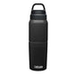MultiBev 17 oz Bottle / 12 oz Cup Insulated Stainless Steel - Black/Black