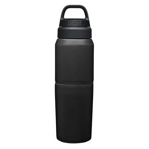 MultiBev 17 oz Bottle / 12 oz Cup Insulated Stainless Steel - Black/Black