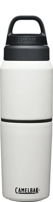 MultiBev 17 oz Bottle / 12 oz Cup Insulated Stainless Steel - White/White