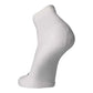 Unisex Ghost Quarter Sock - White