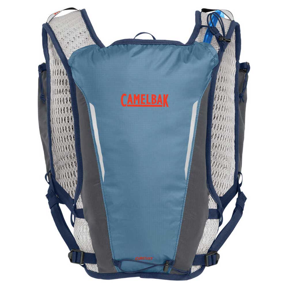 Men's Circuit Run Vest 50oz - Captain's Blue/Spicy Orange