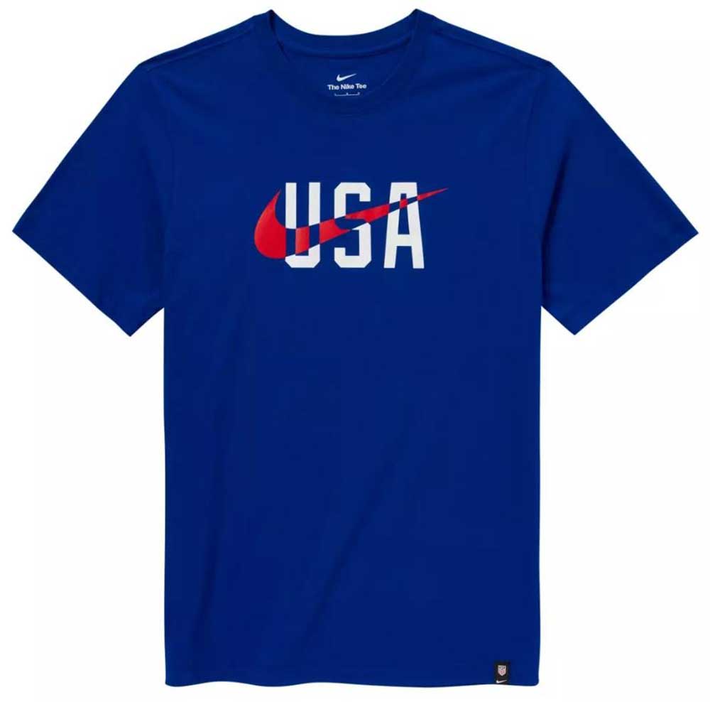 Men's USA Swoosh Fed WC22 Tee - Bright Blue