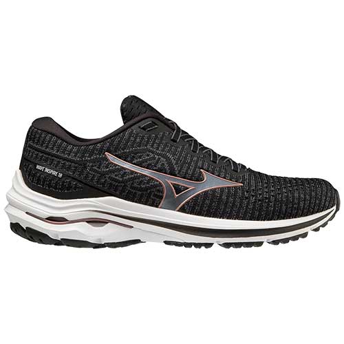 Women's Wave Inspire 18 Waveknit Running Shoe - Ebony - Regular (B)