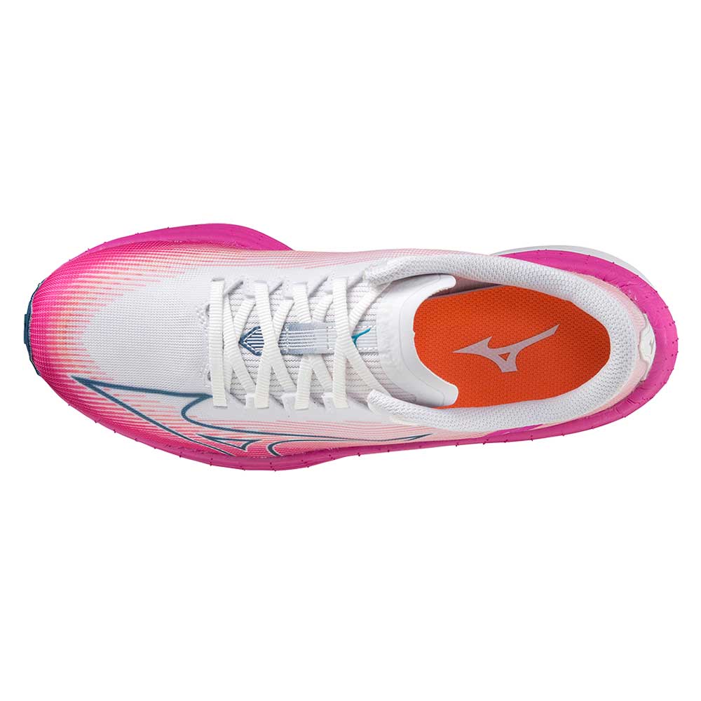 Women's Wave Rebellion Flash Running Shoe - White/Silver - Regular (B)