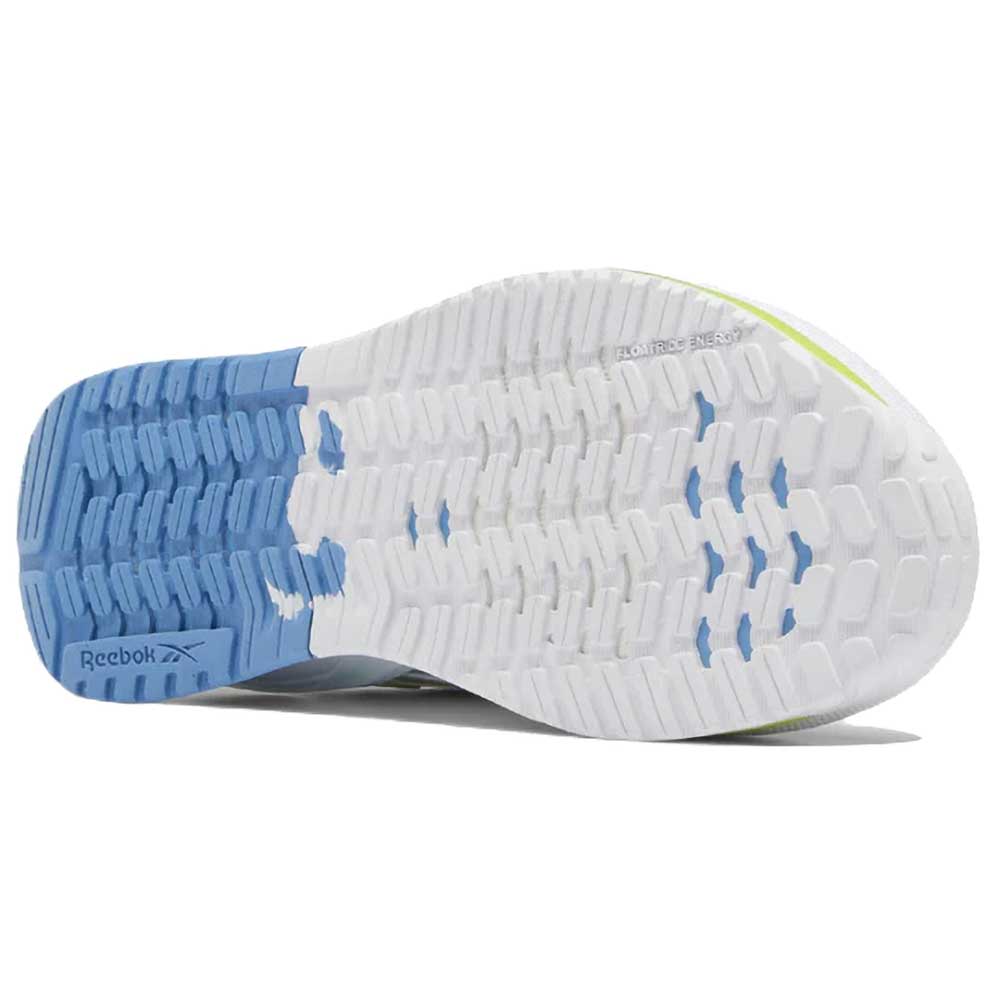 Women's Nano X2 Training Shoe - Ftwr White/Essential Blue/Acid Yellow - Regular (B)