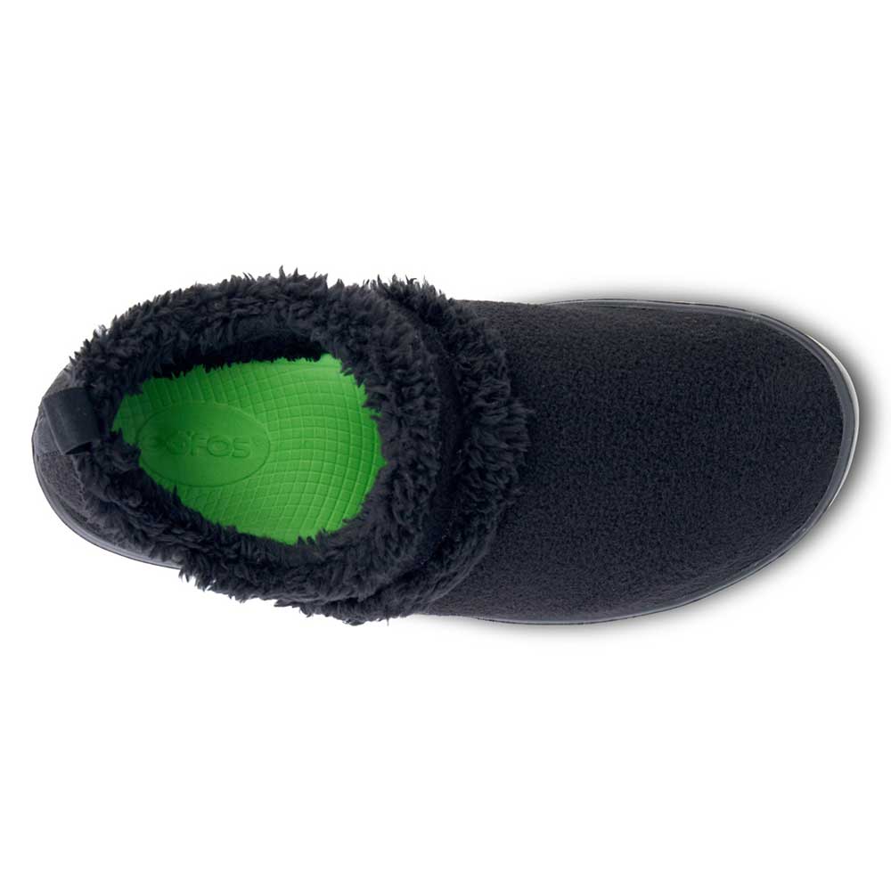 Women's OOcoozie Low Shoe Recovery Shoe - Black - Regular (B)