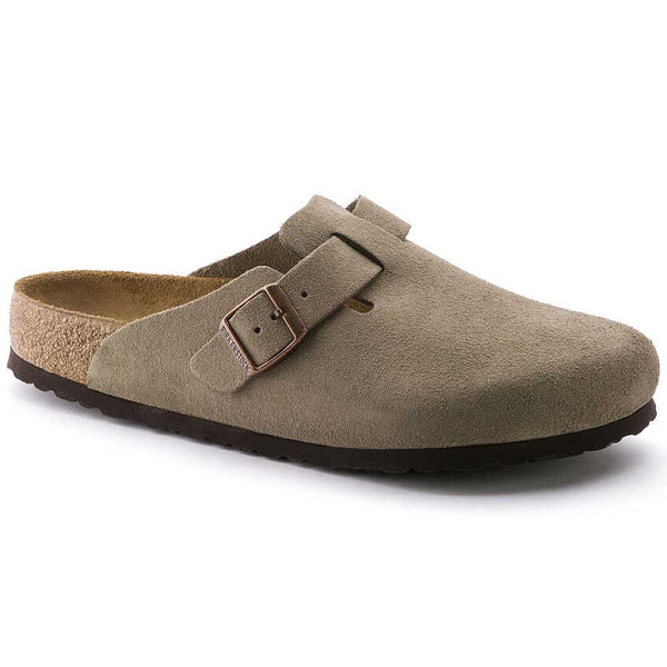 BIRKENSTOCK Boston Taupe 41 レギュラー Boston Soft Footbed - Taupe - Medium/Narrow – Gazelle Sports