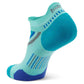 Unisex UltraGlide No Show Socks - Light Aqua/Lake Blue