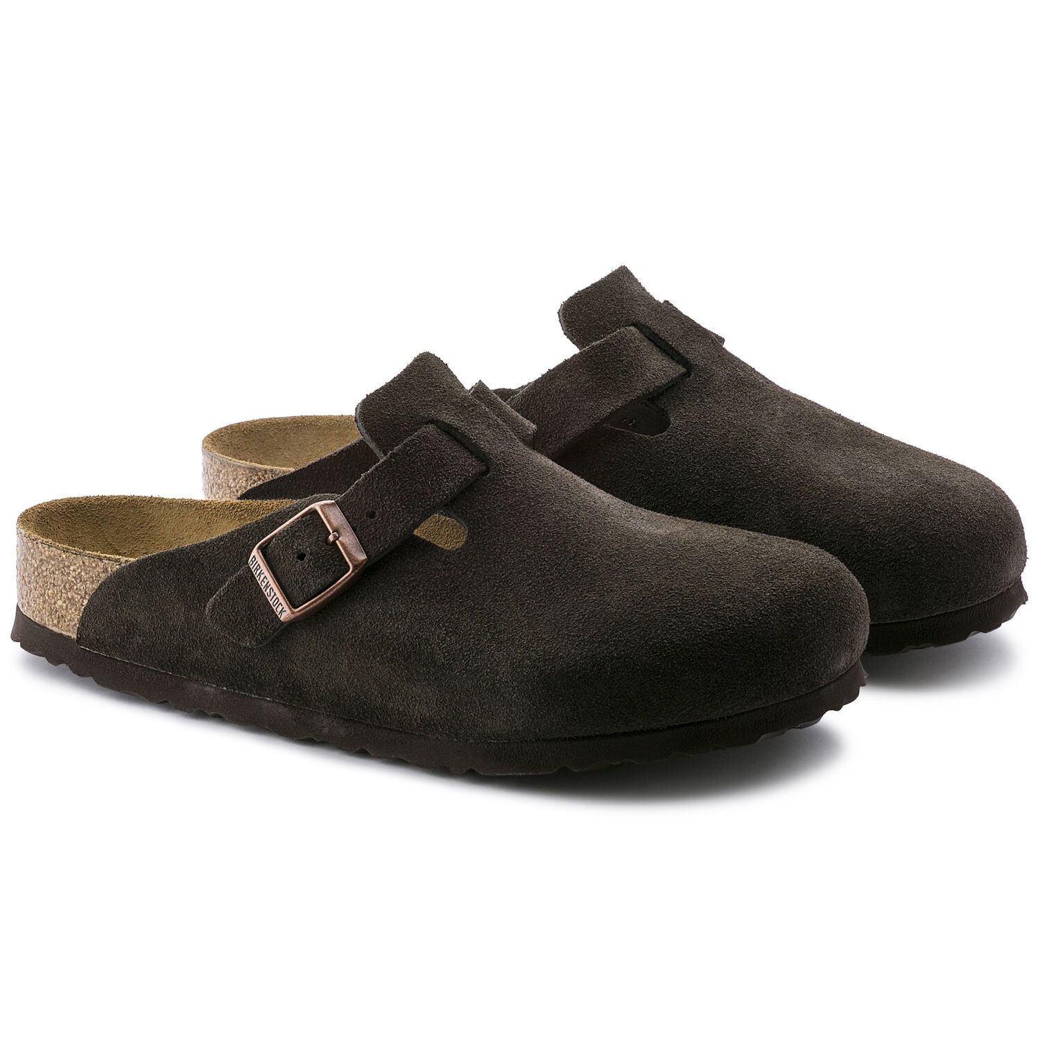 Boston Soft Footbed Mocha Suede- Regular/Wide