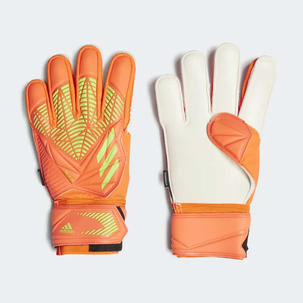 Predator Edge Fingersave Match Glove- Solar Red/Team Solar Green