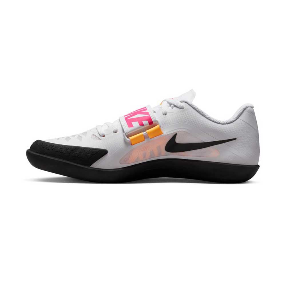 Unisex Nike Zoom Rival SD 2 Track Throwing Shoes - White/Black/Hyper P Gazelle Sports
