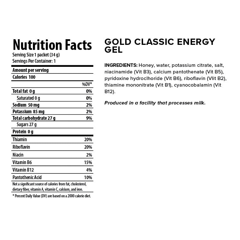 Energy Gel - Gold