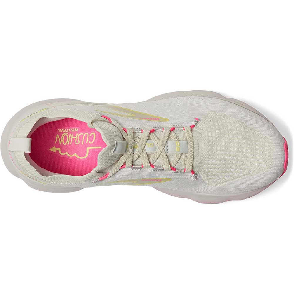 Women's Glycerin StealthFit 20 Running Shoe - Grey/Yellow/Pink - Regular (B)