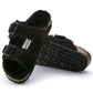 Arizona Shearling Sandal - Black - Regular/Wide