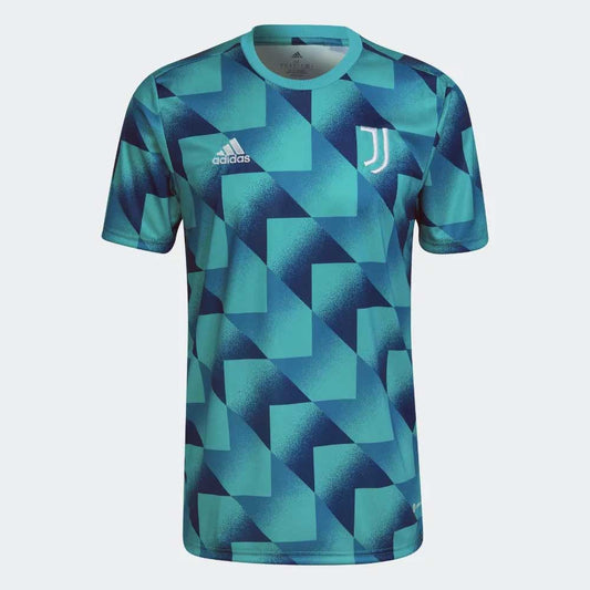 Men's Juventus 22/23 Pre Match Shirt - Hi-Res Aqua/Active Teal