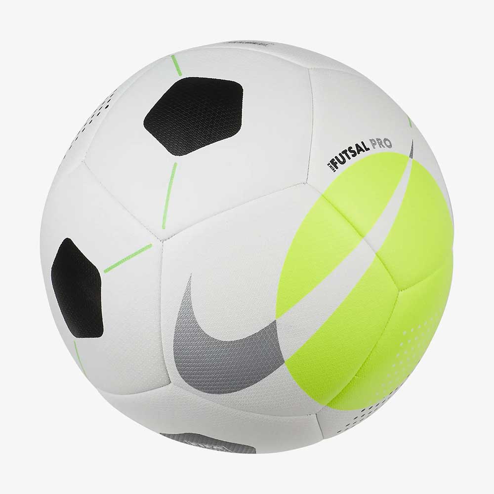 Nike Futsal Pro Ball- White/Volt/Silver