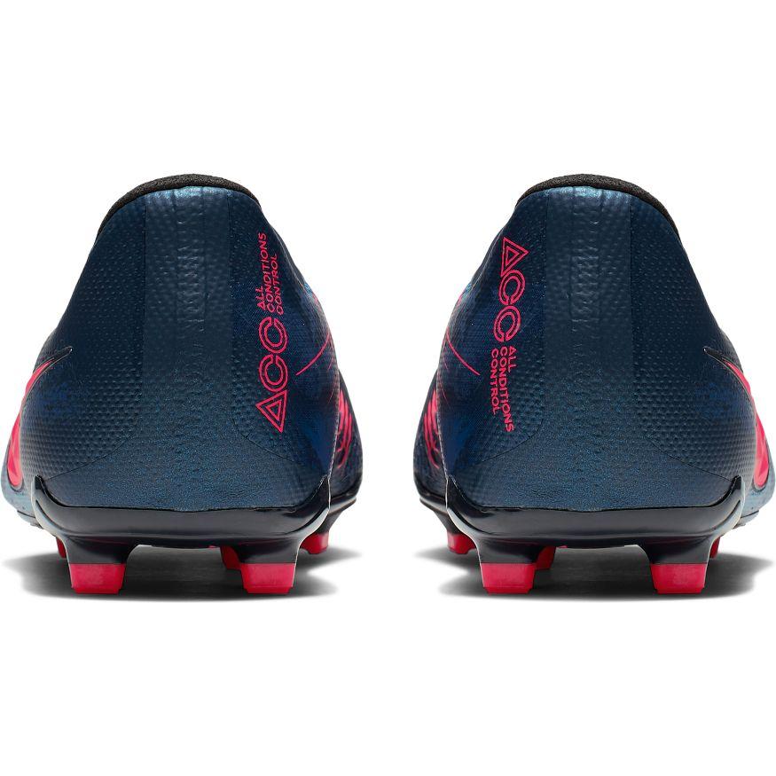 Jr Phantom Venom Elite FG Soccer Cleat - Obsidian/White/Black