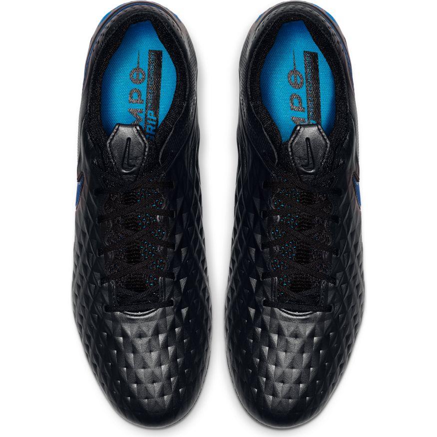 Legend 8 Elite FG Soccer Boots - Black/Black/Blue Hero