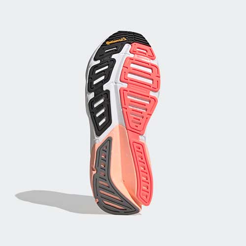 Women's AdiSTAR Running Shoe - Ecru Tint/Silver Metallic/Light Flash Orange - Regular (B)