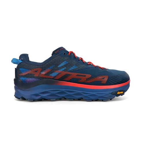 Men's Mont Blanc Trail Shoe - Blue/Red - Regular (D)