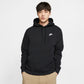 Men's Nike Sportswear Club Fleece Pullover Hoodie - Black/Black/White