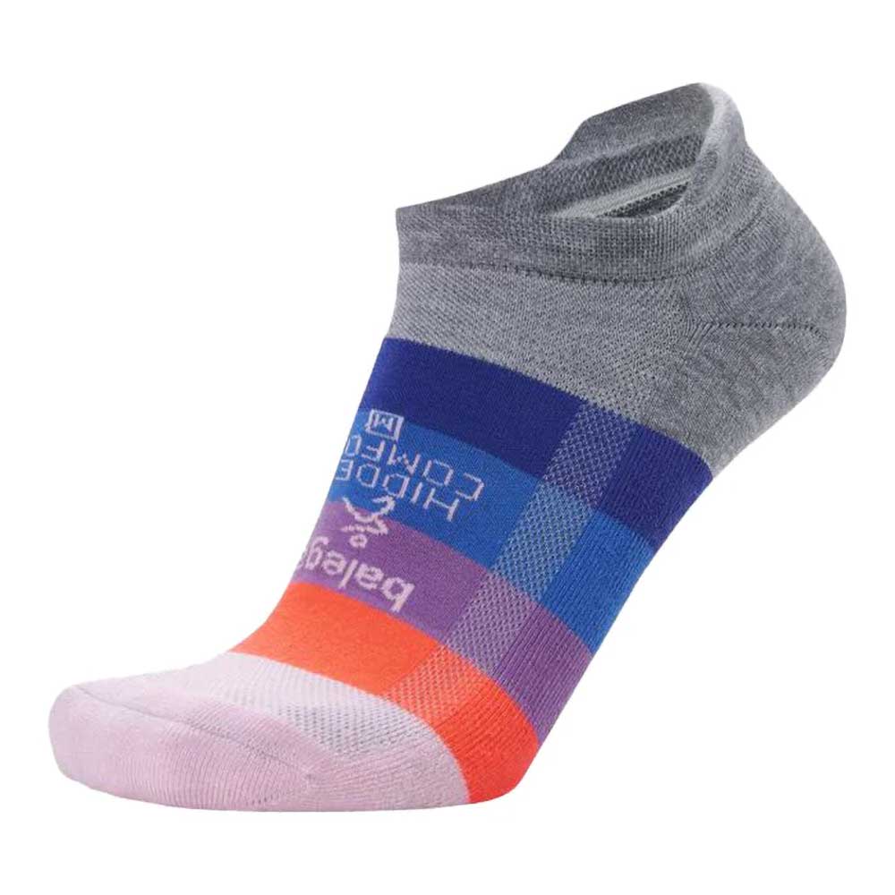 Unisex Hidden Comfort Socks - Midgrey/Swift Violet