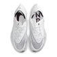 Women's ZoomX Vaporfly Next% 2 Running Shoe - White/Black-Metallic Silver - Regular (B)