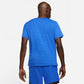 Men's Nike Dri-Fit Miler Short Sleeve Top - Game Royal/Reflective Silver