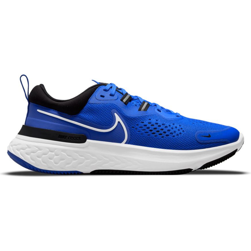 Men's Nike React Miler 2 Running Shoe - Hyper Royal/White/Black - Regular (D)