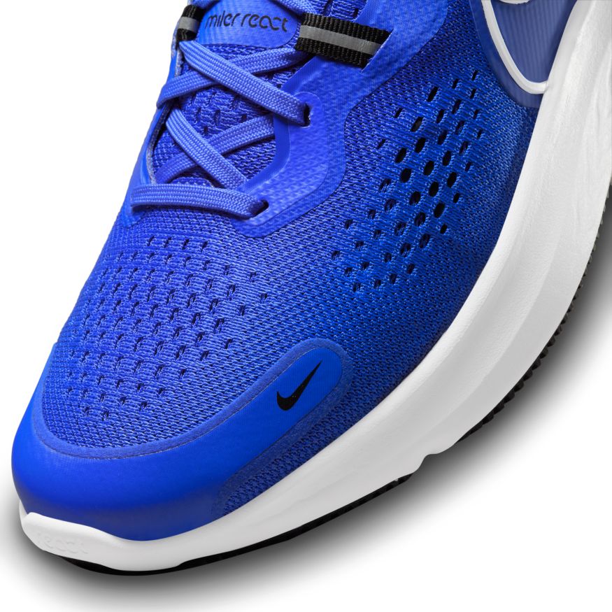 Men's Nike React Miler 2 Running Shoe - Hyper Royal/White/Black - Regular (D)