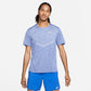 Men's Nike Dri-FIT Rise 365 Short Sleeve Running Top - Game Royal/Heather/Reflective Silver