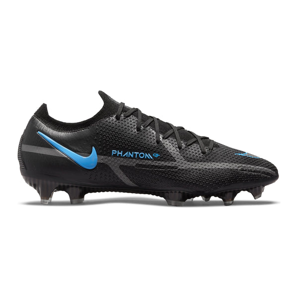 Nike Phantom GT2 Elite FG Black Blue offers Flyknit ACC CZ9890-004 Soccer Mens Size 6