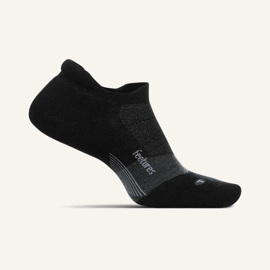 All Gender Merino 10 Cushion No Show Tab Socks - Charcoal