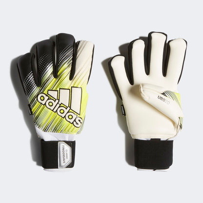Classic Pro Finger Save Gloves - Black/Solar Yellow/White